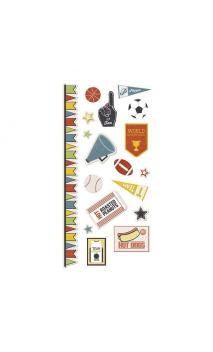 Game Day - Embossed Stickers