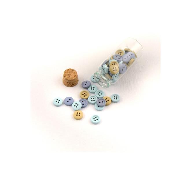 Surtido 72 botones madera Vue sur mer