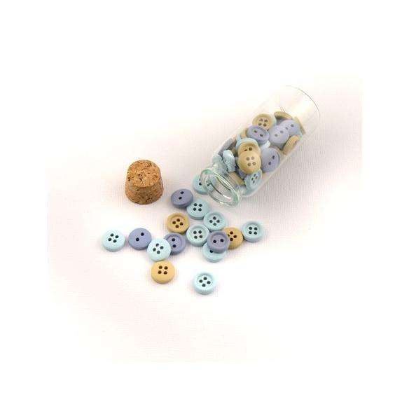 Surtido 72 botones madera Vue sur mer