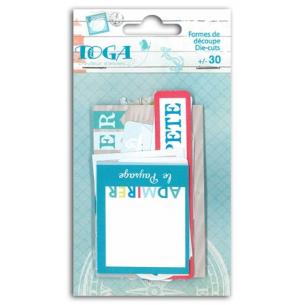 Surtido 30 palabras troqueladas Vue sur mer