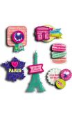 1hoja stickers 3D Paris 15x15