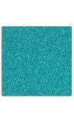 Glitter papel adhesivo 30x30 - Azul turquesa 10f.