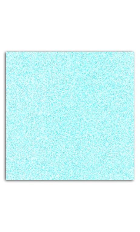 Glitter papel adhesivo 30x30 - Azul pastel 10f.