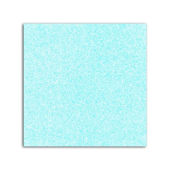 Glitter papel adhesivo 30x30 - Azul pastel 10f.