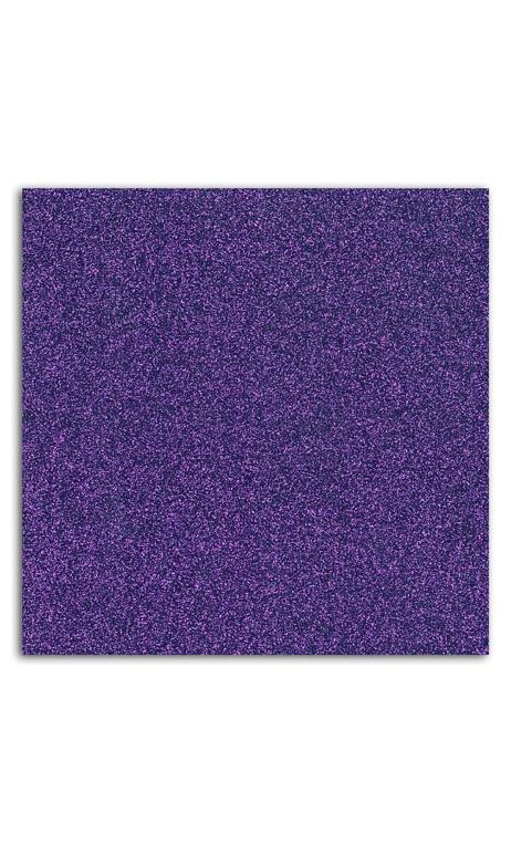 Glitter papel adhesivo 30x30 - Violeta 10f.