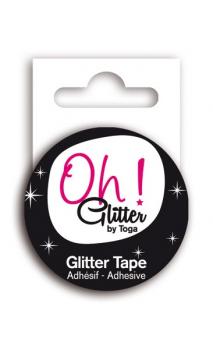 Glitter tape 2m - Frambuesa