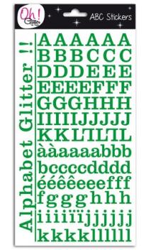 Glitter alfabeto Montmartre - verde abeto