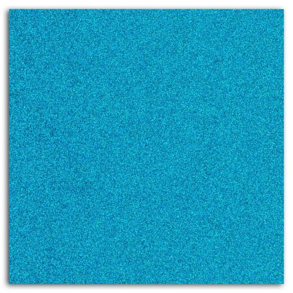 Mahé 30x30 - Glitter adhesivo Azul Fluo 5 hojas