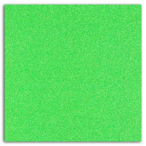 Mahé 30x30 - Glitter adhesivo Verde Fluo 5 hojas