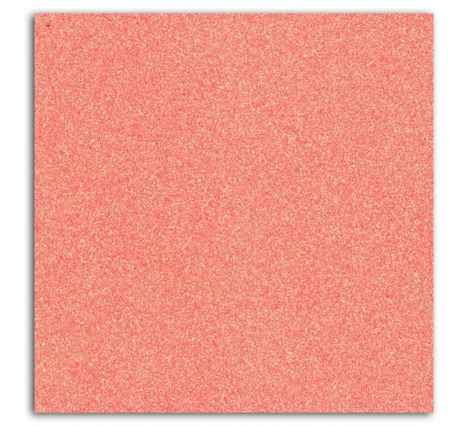 Mahé 30x30 - Glitter adhesivo Naranja Fluo 5 hojas
