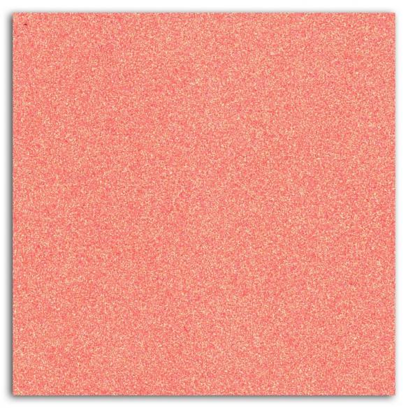 Mahé 30x30 - Glitter adhesivo Naranja Fluo 5 hojas
