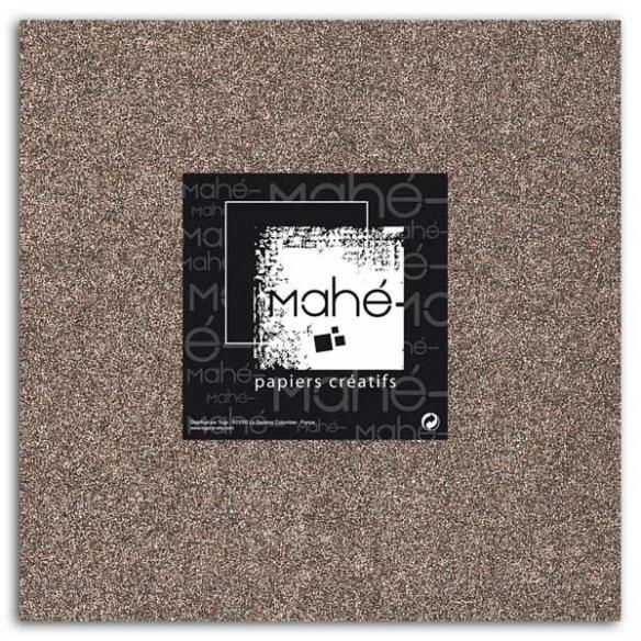 Mahé 30x30 - Glitter adhesivo Chocolate 5 hojas