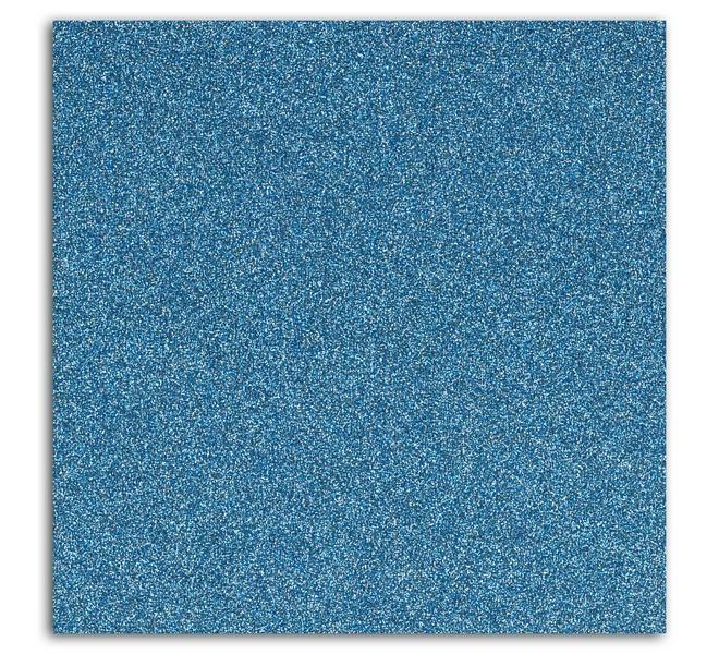 Mahé 30x30 - Glitter adhesivo Azul 5 hojas