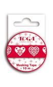 Masking Tape coeurs Escandinavas -10m