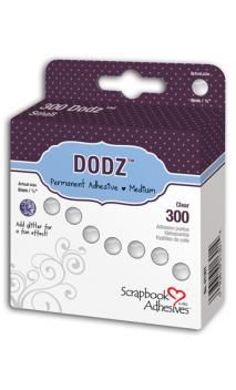 Dodz - 300 pastillas adhesivas 8mm permanente