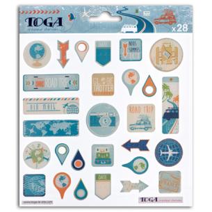 1 hoja de stick. epoxy globe trotter