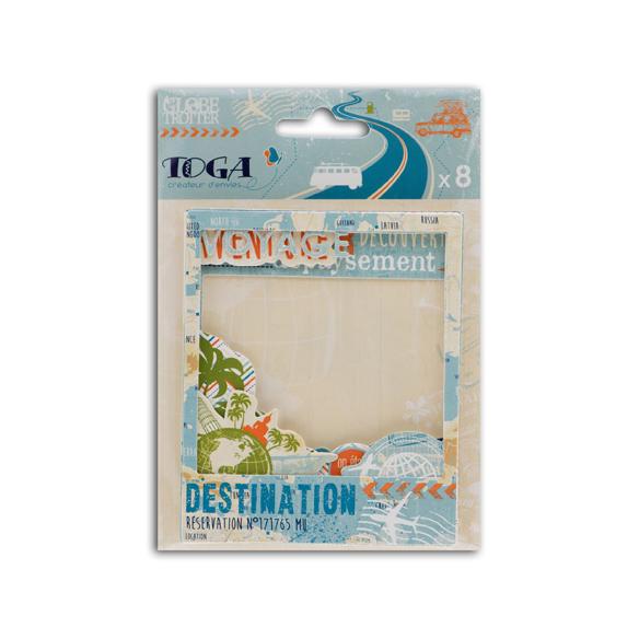 Surtido de 8 polaroids globe trotter