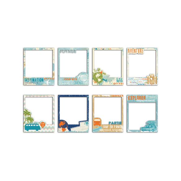 Surtido de 8 polaroids globe trotter