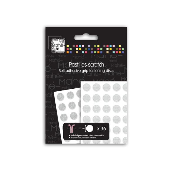 36 pastilles auto agarre adhésivas. (10mm) Mahé