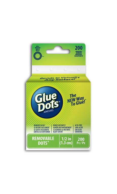 200 glue dots® reposicionables (13mm)