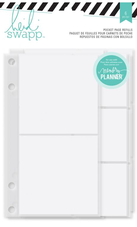 Memory Planner - HS - Hello Beautiful - Pocket Page Refills (6 Piece)