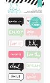 Stickers - HS - Hello Beautiful - Puffy - Chat Bubbles (12 Piece)