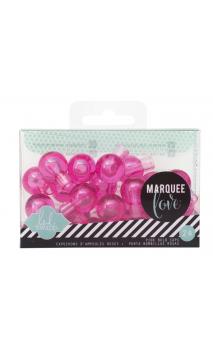 Marquee Accessories - HS - Extra Bulb Covers - Pink (24 Bulbs)