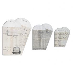 Conjunto 6 bolsitas impresas Cabinet de curiosités