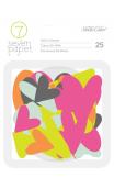 Embellishements - SC - Baxter - Vellum Hearts (25 Piece)