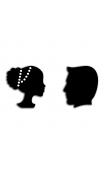 TFPD112 Conjunto. 20  formas recortadas silhouette Hombre & Mujer