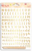 TROC14 Rub-ons oro - 1pl. 15x21 alfabeto-Notting Hill