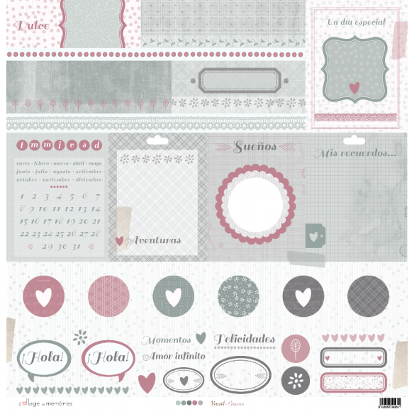 Versàtil 30 papeles para scrapbooking de Collage de Memòries