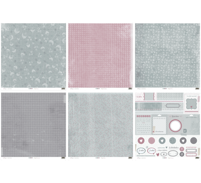 Versàtil 30 papeles para scrapbooking de Collage de Memòries