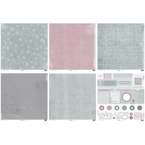 Versàtil 30 papeles para scrapbooking de Collage de Memòries