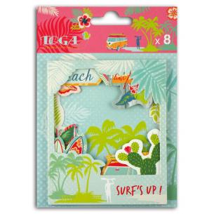 Surtido de 8 polaroids Waikiki beach