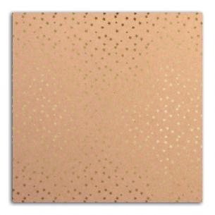 Mahé30x30 - kraft & estrellas oro 1 hoja - Pack 10 h.