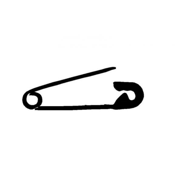 Sello de caucho con empuñadura de madera Clip