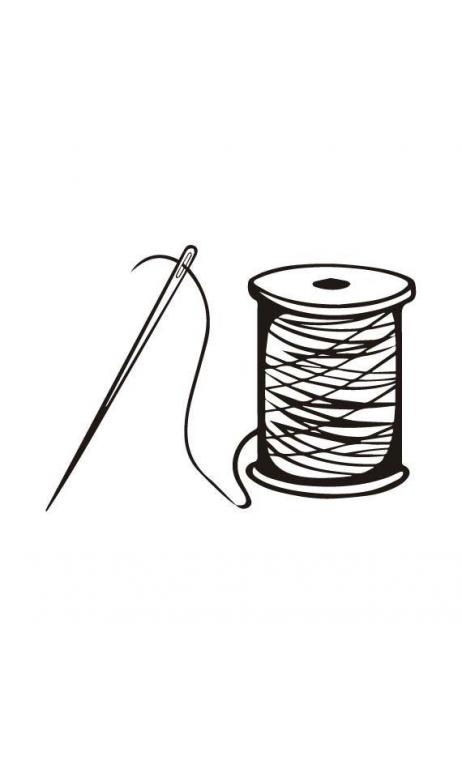 Rubber seal with wooden handle Thread Sewing