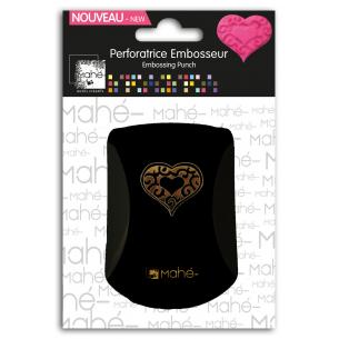 Mini perforadora con relieve corazón