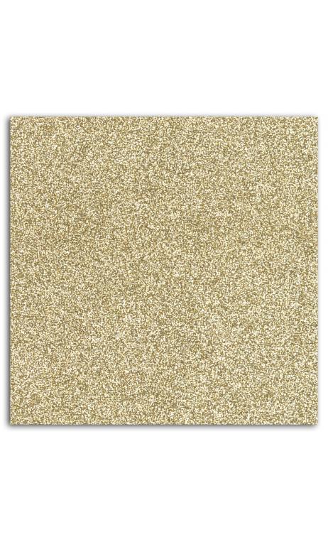 Glitter papel adh. 30x30 - or 1hoja(s)