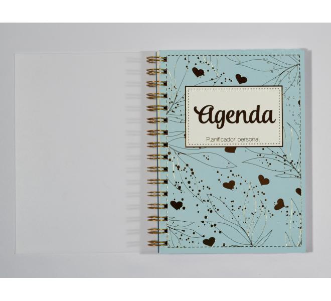 Agenda AZUL Pega Papel o Tijeras