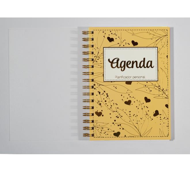 Agenda AMARILLO Pega Papel o Tijeras