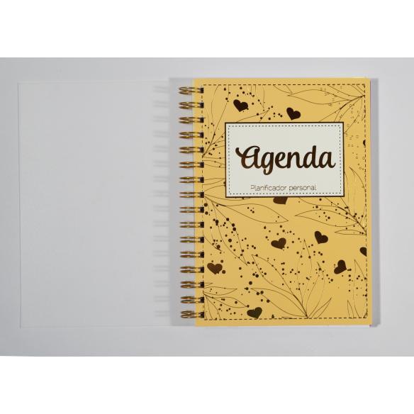 Agenda AMARILLO Pega Papel o Tijeras