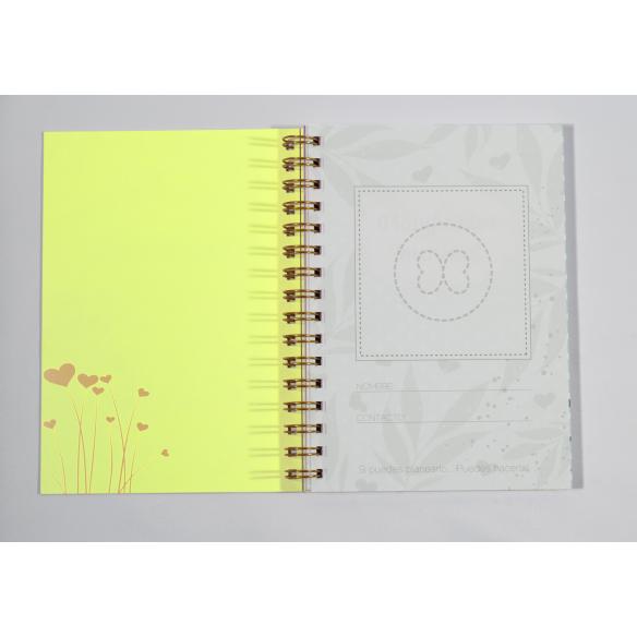 Agenda AMARILLO Pega Papel o Tijeras