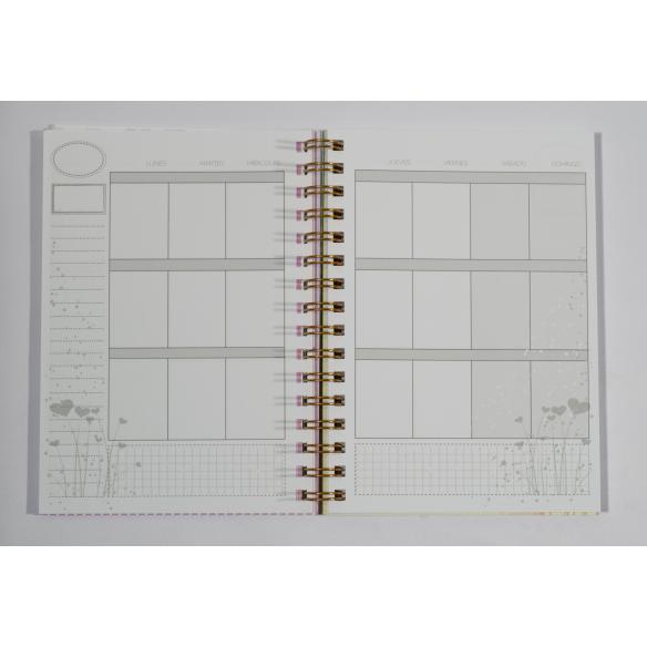 Agenda AZUL Pega Papel o Tijeras