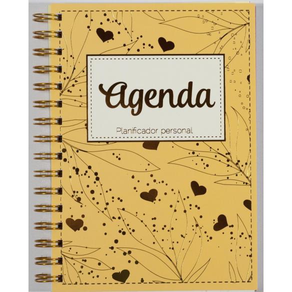 Agenda AMARILLO Pega Papel o Tijeras