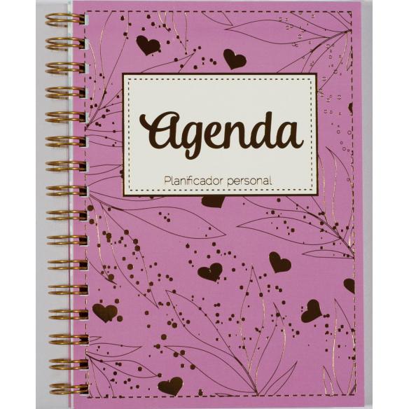 Agenda ROSA Pega Papel o Tijeras