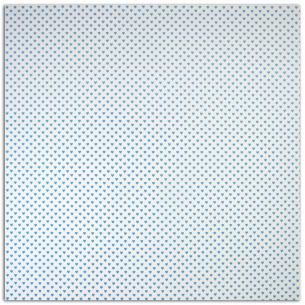 Mahe 30x30 - Blanco Corazones Azul 1 Hoja