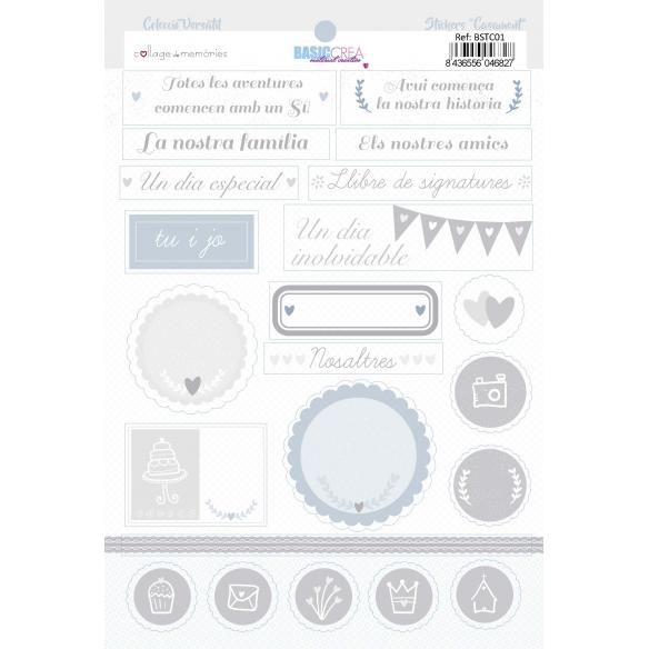 Sitckers per a projectes de Casament