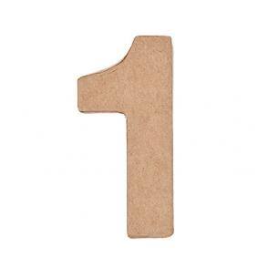 Número de papel maché 1    CA. 17,5/5,5 cm